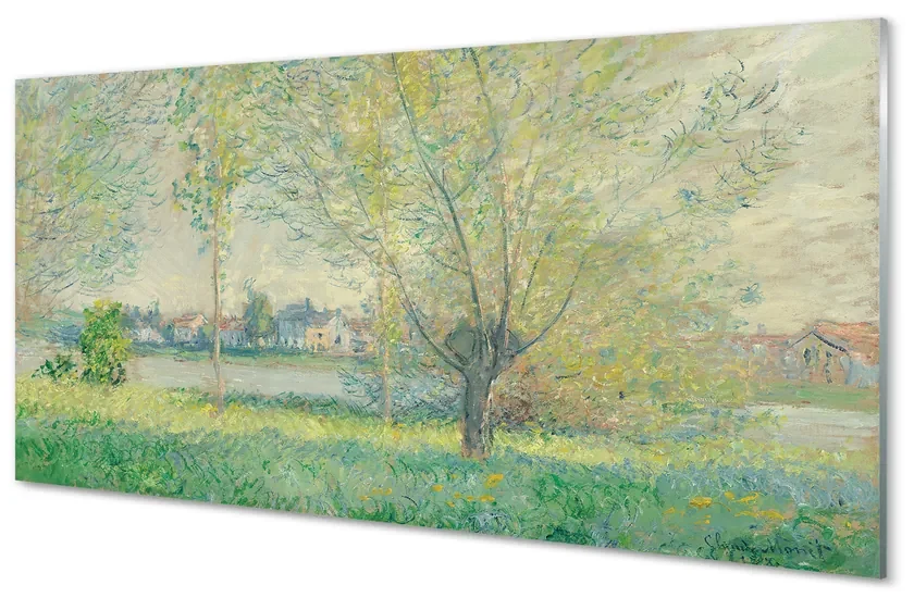 Obraz na szkle Wierzby - Claude Monet