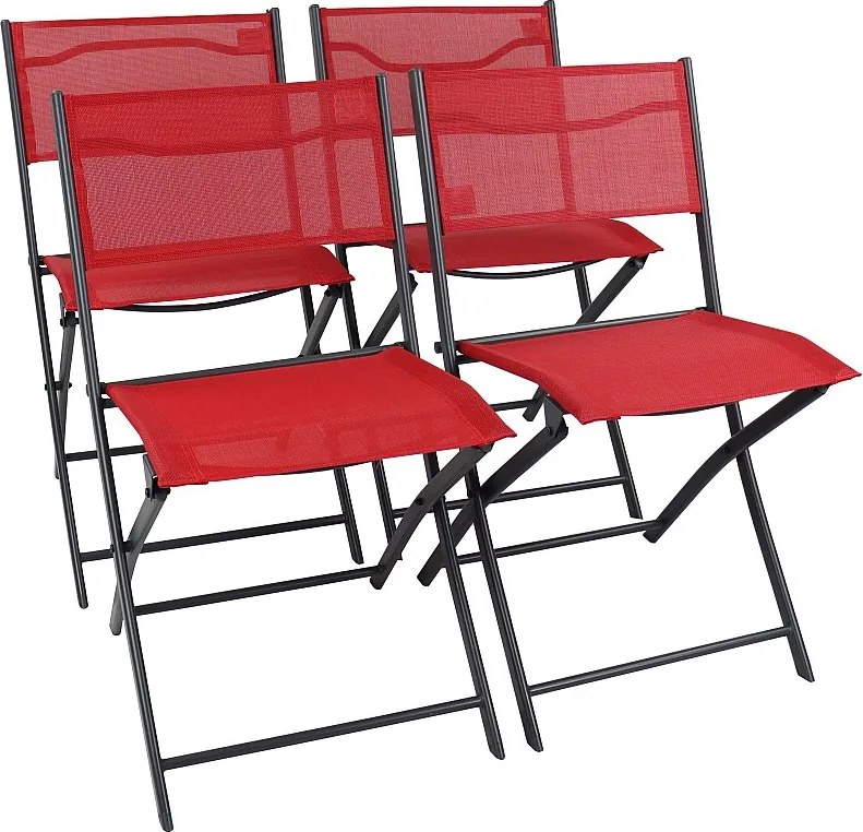 4 szt. krzesło ogrodowe składane Sumila