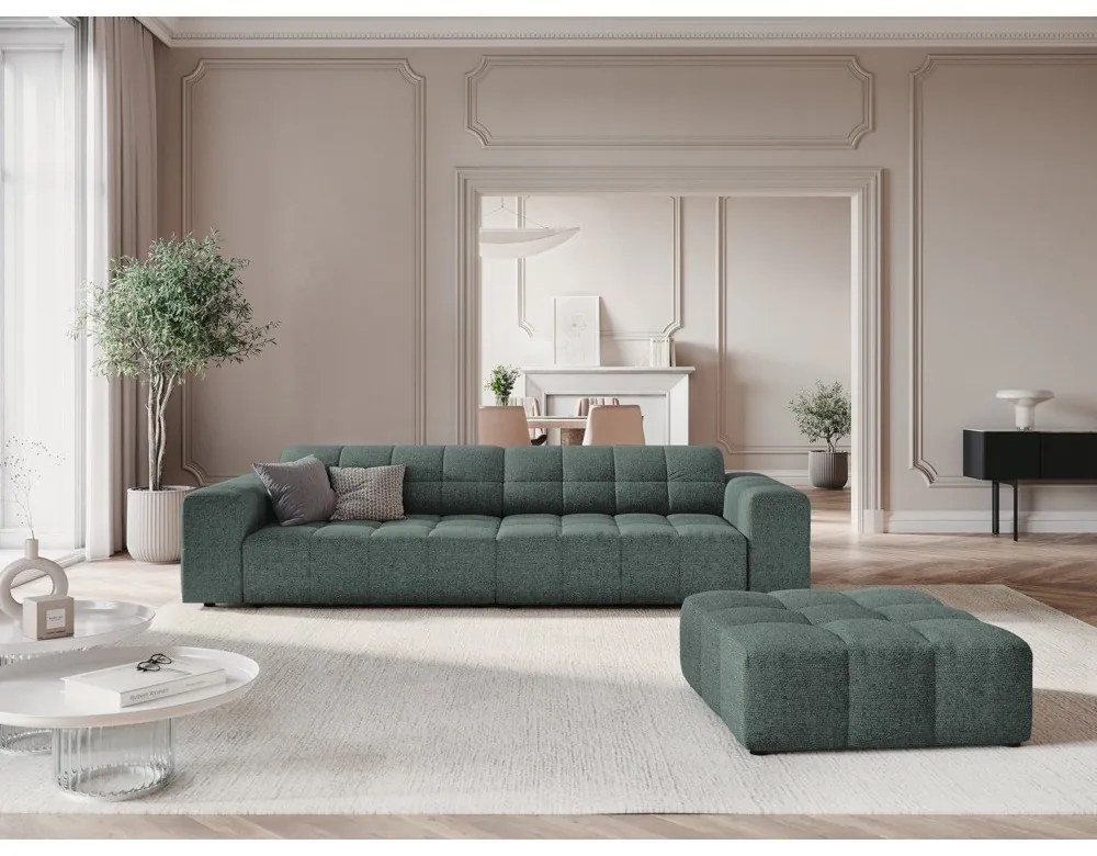 Turkusowy puf Chicago – Cosmopolitan Design