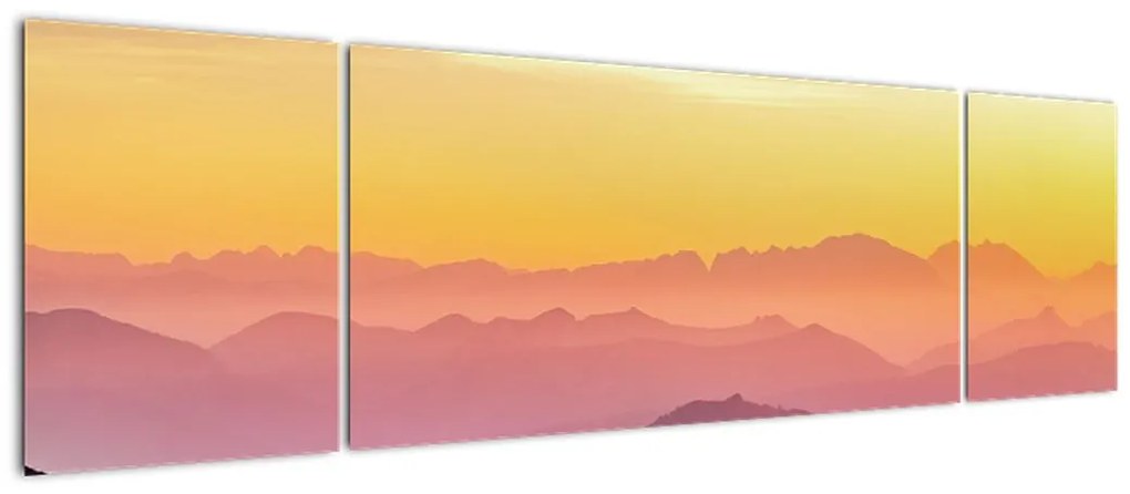 Obraz kolorowego nieba (170x50 cm)