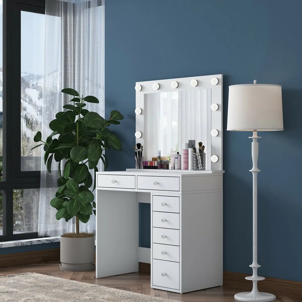 Stolik kosmetyczny Verona White