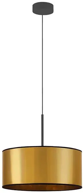 Złoty żyrandol w stylu glamour 30 cm - EX871 H4-M69