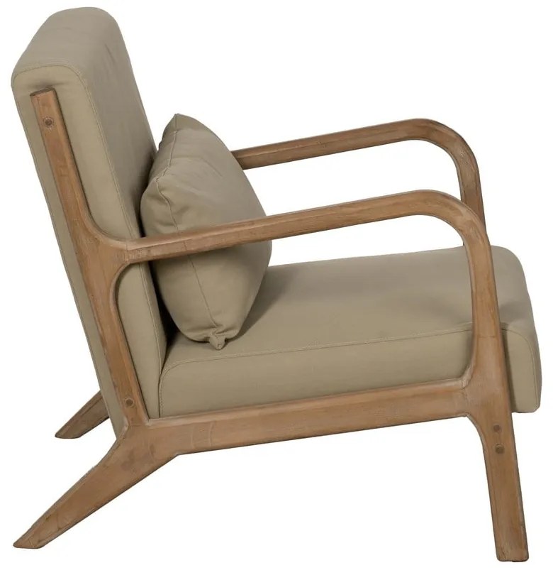 Beżowy fotel Weave – Ixia