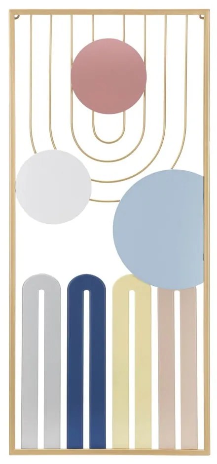 Metalowa dekoracja ścienna 37x84 cm Colorful – Mauro Ferretti