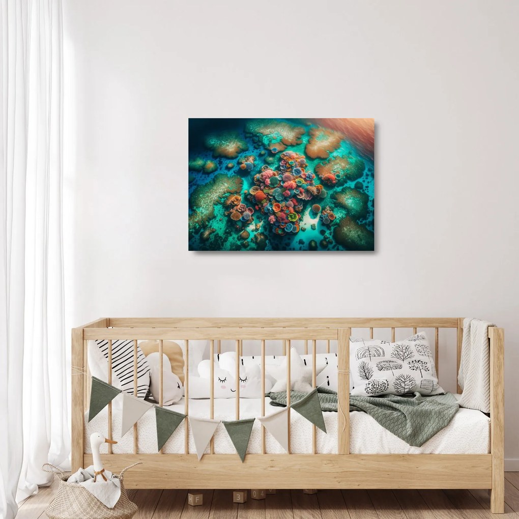 Obraz na szkle - Widok na morze (70x50 cm)