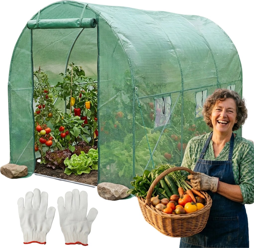 Tunel foliowy do ogrodu KARDO, 2 x 3 m