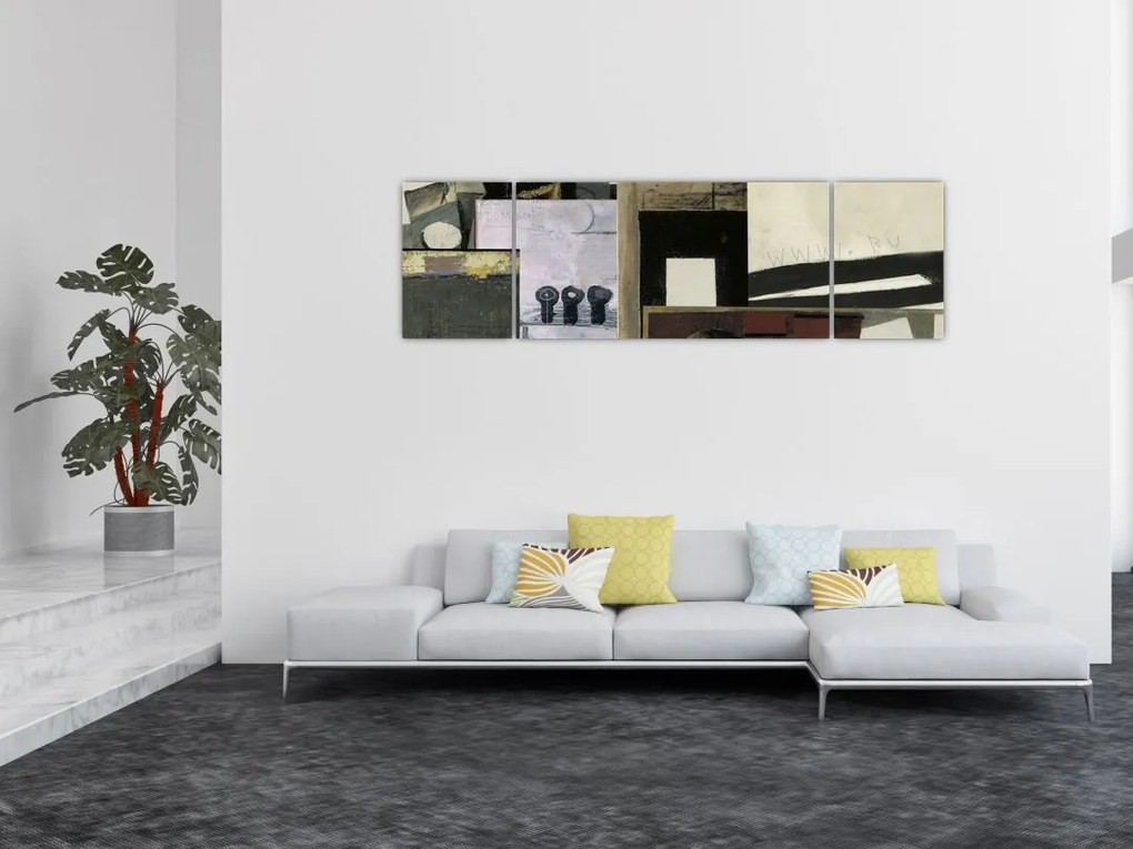 Obraz - Kubizm (170x50 cm)