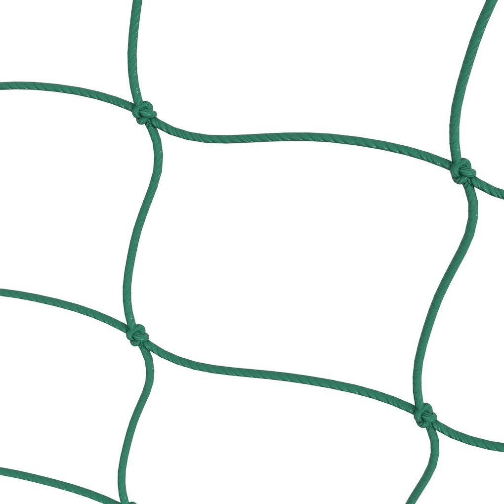Outsunny Trellis, Podpora dla roślin pnących, Regulowane szpaler, Siatka roślinna, Konstrukcja roślinna do ogrodu, balkonu, stal, zielony, 144 x 167 x 206 cm