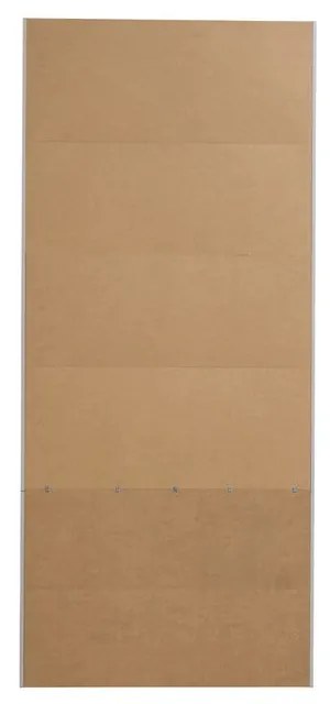 Jasnoszara witryna z litego drewna sosnowego 101x230 cm Basic – vtwonen