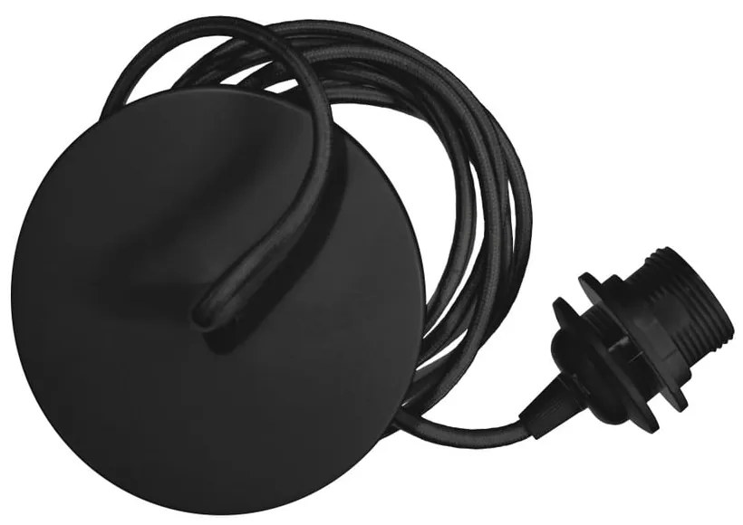 Czarny kabel wiszący do lamp UMAGE Rosette, dł. 210 cm