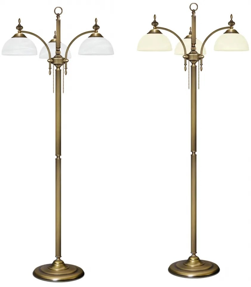 Lampa podłogowa z mosiądzu H-P3