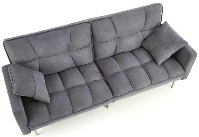 Sofa ROBERTO ciemno szara rozkładana HALMAR