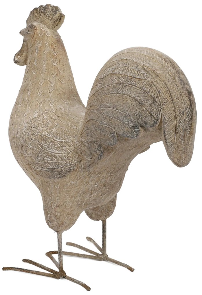 Figurka ogrodowa kura, 40 cm