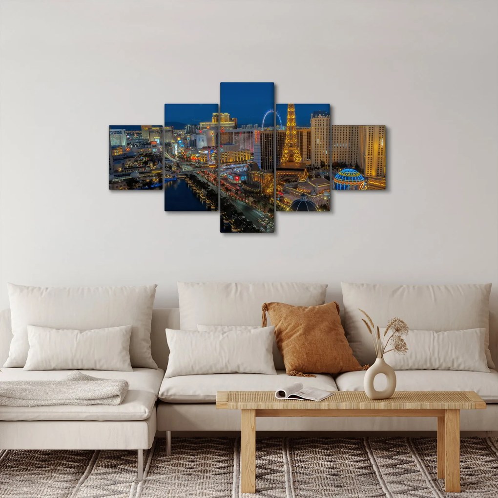 Obraz Las Vegas nocą (125x70 cm)