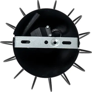 Nowoczesna lampa sufitowa czarna druciana - Palica