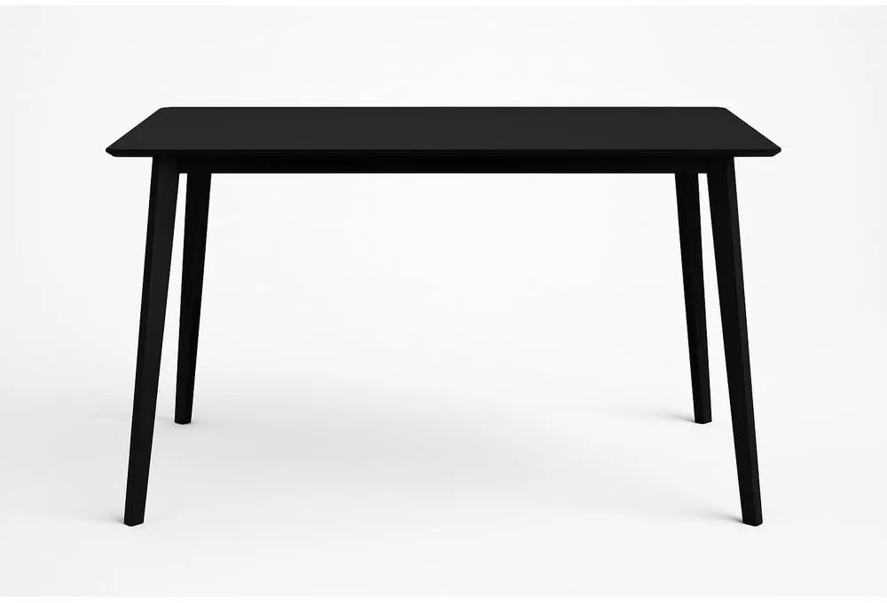 Stół z czarnym blatem 70x120 cm Vojens – House Nordic
