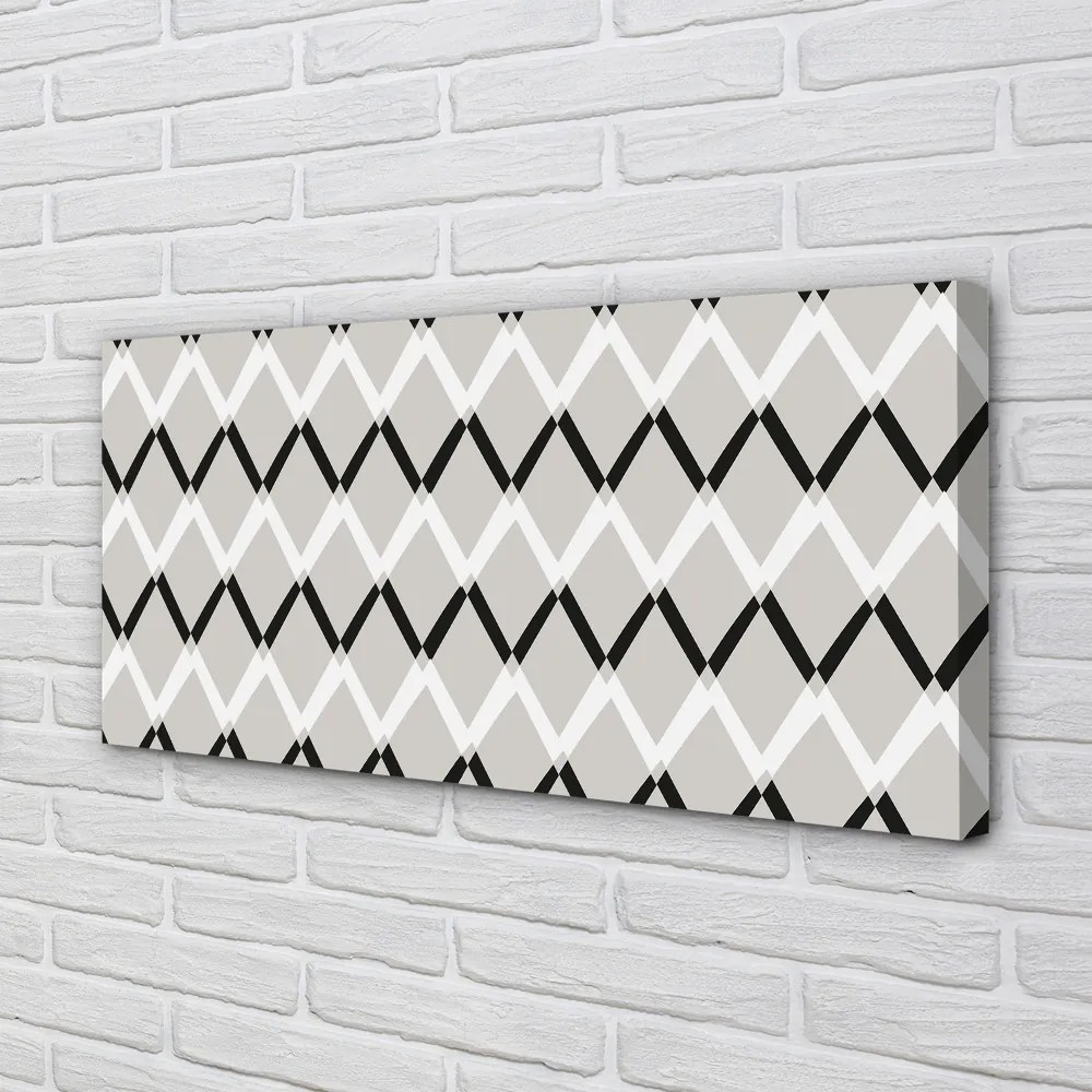 Obraz drukowany na płótnie Szlachetny Wzór Diamentowy