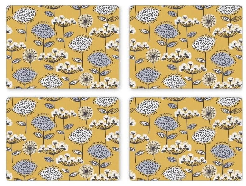 Zestaw mat stołowych i podkładek 8 szt. Retro Meadow – Cooksmart ®