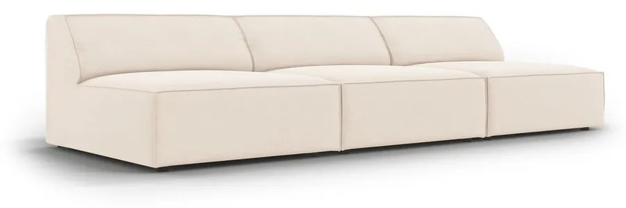 Kremowa aksamitna sofa 240 cm Jodie – Micadoni Home