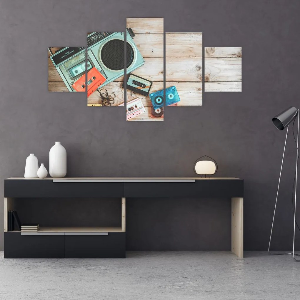 Obraz - Radio retro (125x70 cm)