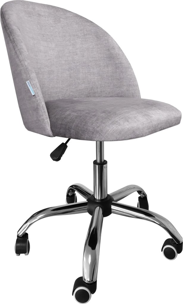 Fotel obrotowy COLIN krzesło biurowe fotel ergonomiczny do biurka : Kolor Stelaża - Chrom, Kolor tkaniny - VOGUE - VOGUE 14, Typ siedziska - Siedzisko obrotowe 360°, Typ tkaniny - Vogue
