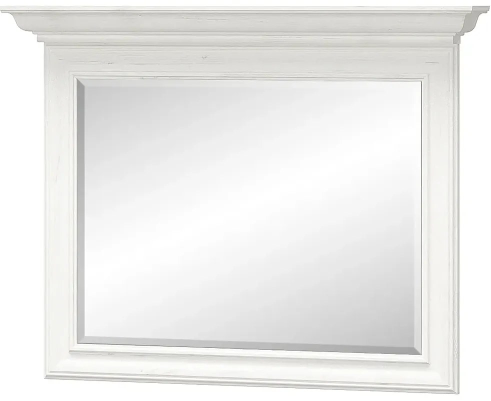 Białe klasyczne lustro w ramie W9-S67