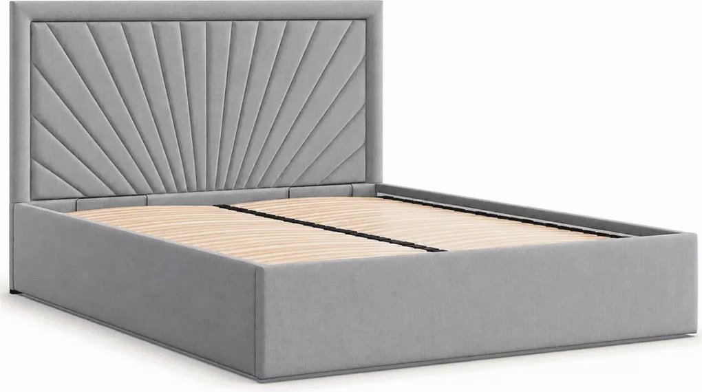 Łóżko tapicerowane Beyza 90-180x200 z pojemnikiem stelażem materacem topperem - polski produkt