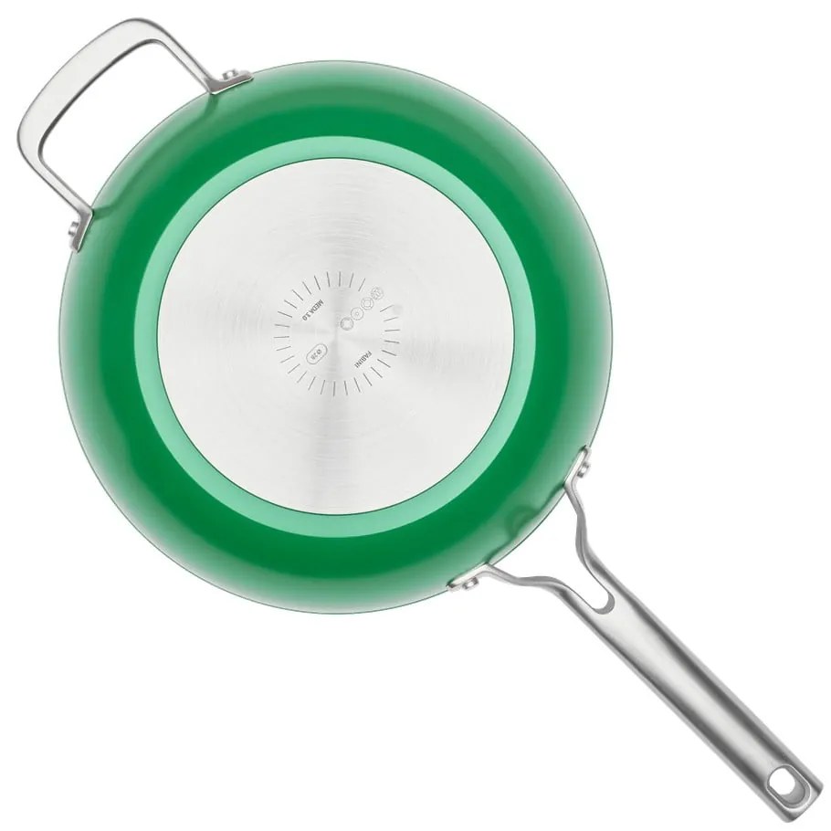 Patelnia z pokrywką/z powłoką ceramiczną wok ø 28 cm Meda 3.0 – FABINI