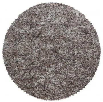Dywan shaggy Enjoy beżowy multikolor 80 cm x 80 cm koło