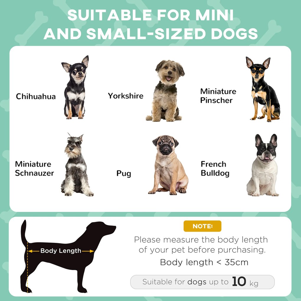 PawHut Łóżko dla psa z baldachimem na zewnątrz, przenośne, wodoodporne, do 30 kg, 61 x 46 x 63 cm, Jasnoszary