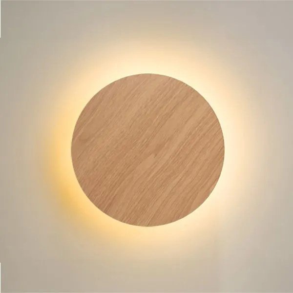 LAMPA ŚCIENNA KINKIET LED APP1405-W WOOD