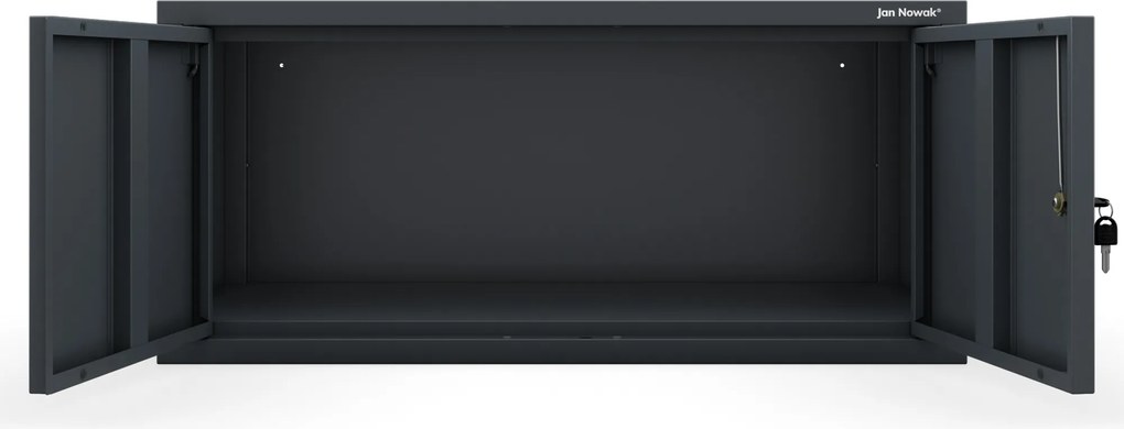 Nadstawka na szafę EWA Compact 800 x 380 x 400 mm, antracytowa
