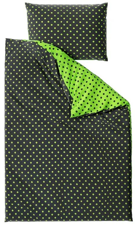 PrzytulneMieszkanie.pl PrzytulneMieszkanie.pl Bawełniana pościel COLAM GREEN zielona Rozmiar pościeli: 2 szt 70 x 90 cm | 200 x 220 cm
