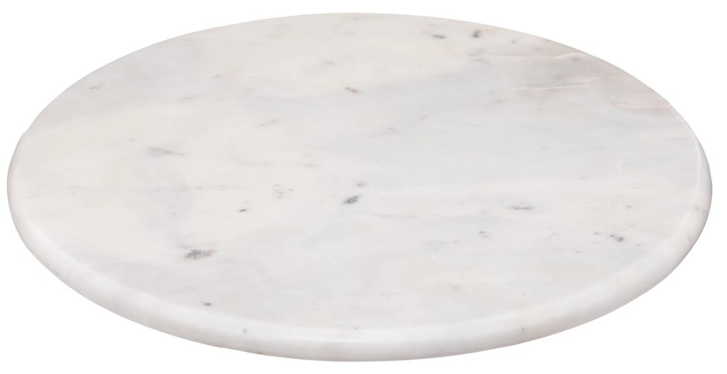 Marmurowa taca do serwowania przekąsek, talerz MARBLE, Ø 30 cm