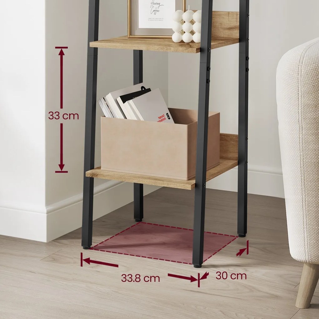 Regał TAYLOR ARTISAN 5 półek 170x33,8 cm