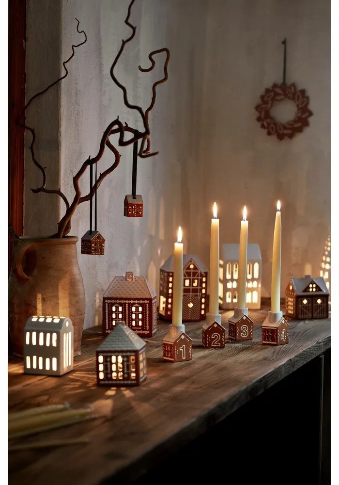 Ceramiczny adwentowy świecznik Gingerbread – Kähler Design