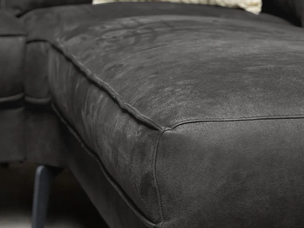 Ciemnoszary narożnik MICA Wersja sofy: Lewy róg