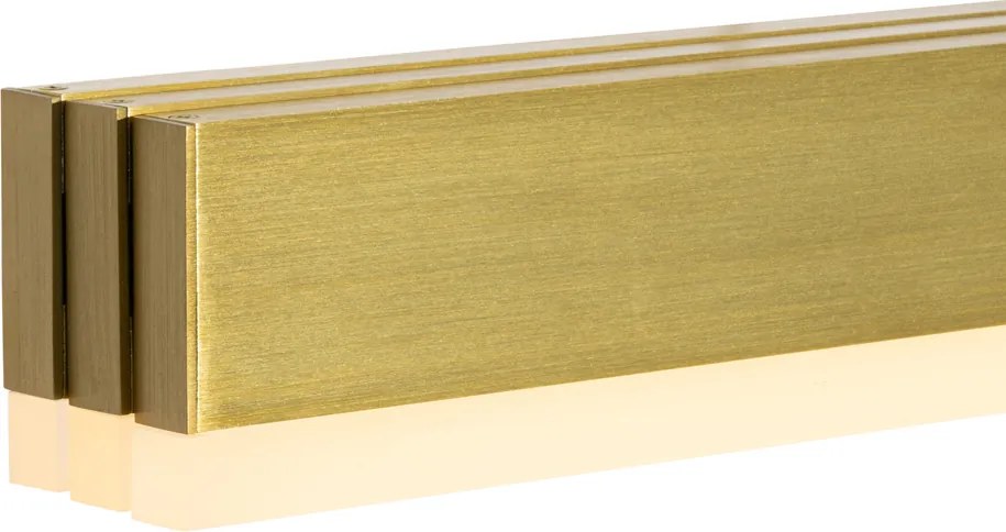 Regulowana lampa wisząca złota z LED - Lamba