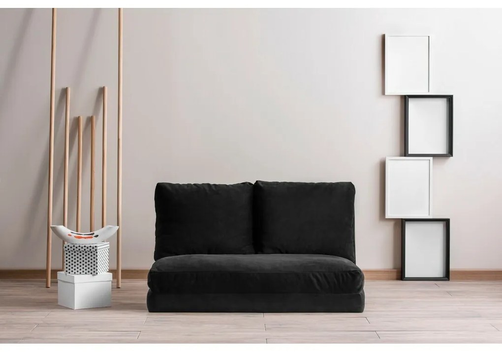 Sofa rozkładana Taida czarna