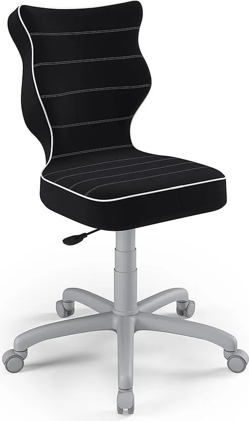 Krzesło biurkowe dla nastolatka Petit Grey rozmiar 5 (146-176,5 cm)
