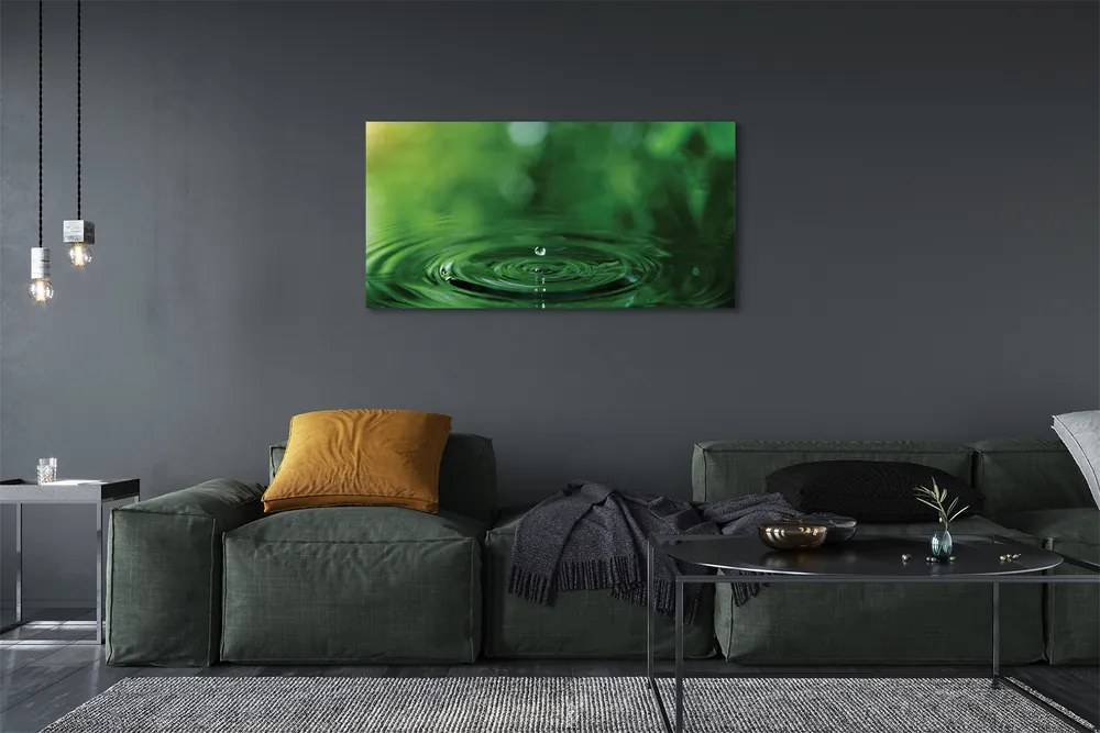 Fotoobraz na płótnie Czysta Kropla w Zbliżeniu