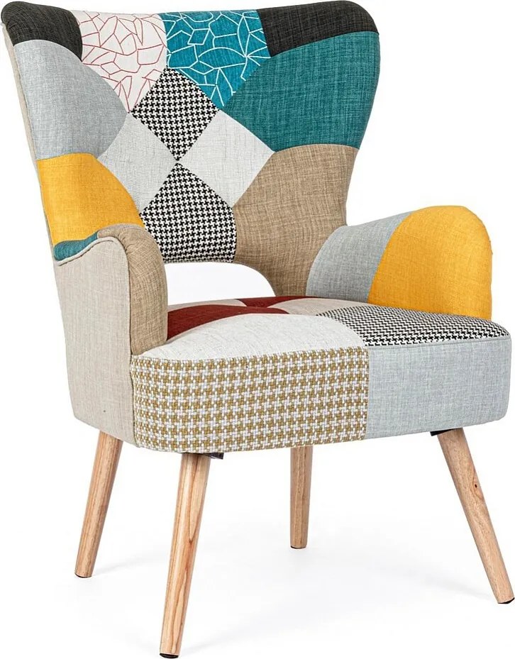 Patchworkowy fotel - GALATEA QUEEN