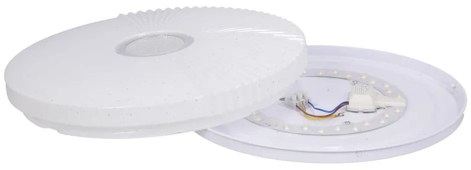 Biała lampa sufitowa LED 38x38 cm Sunny – Candellux Lighting