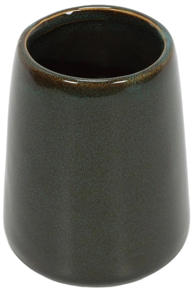 Pojemnik na szczoteczki do zębów GREEN HARMONY, Ø 9 cm, ceramika