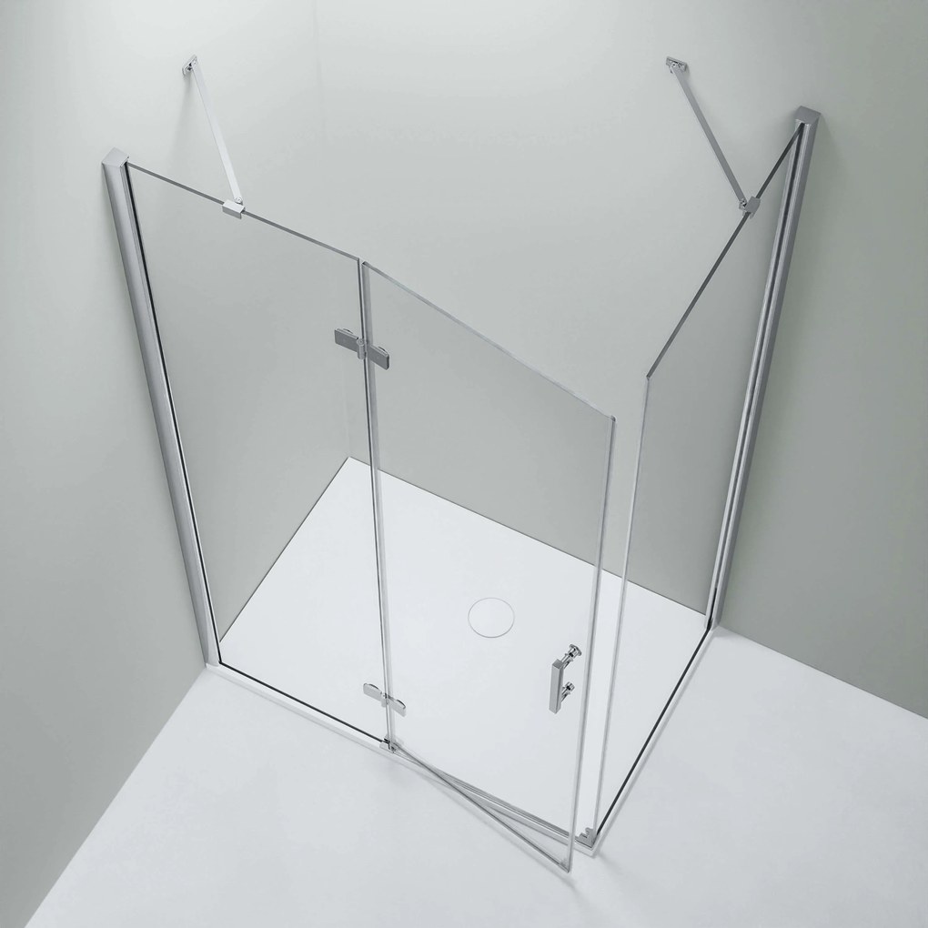 Kabina prysznicowa narożna DX403 drzwi uchylne