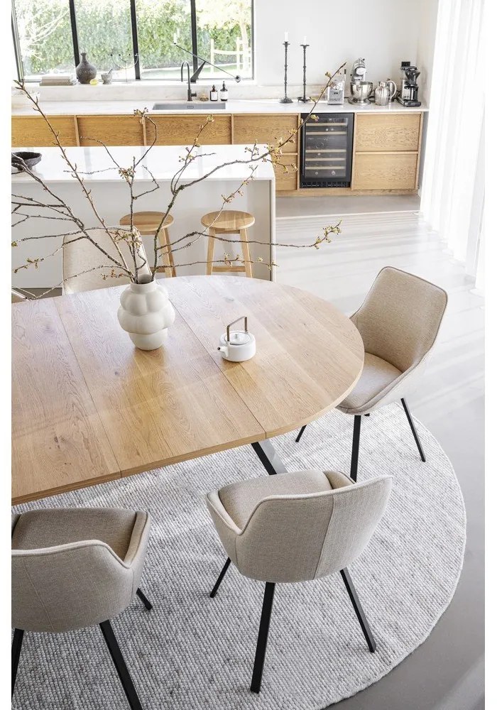 Dodatkowy blat do stołu w dekorze dębu 135x50 cm Maddock – Rowico