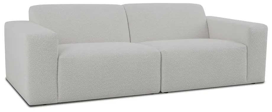 Biała sofa z materiału bouclé 228 cm Roxy – Scandic