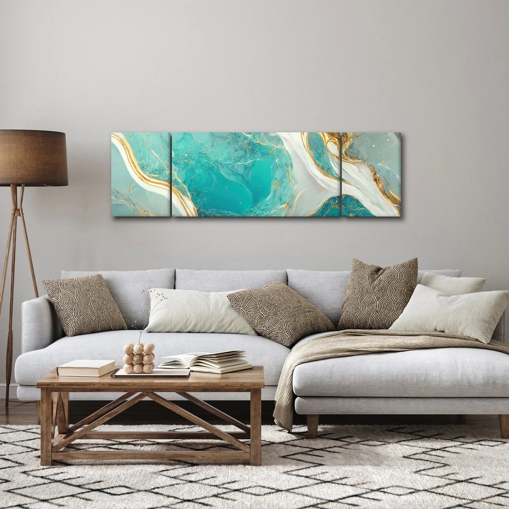 Obraz - Projekt marmuru II. (170x50 cm)