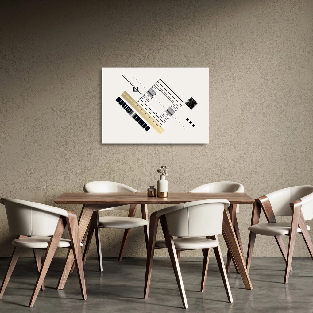 Obraz na szkle - Kształty geometryczne N⁰6 (70x50 cm)