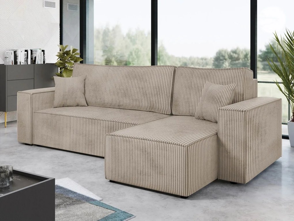 Narożnik z funkcją spania Kasjusz Sztruks